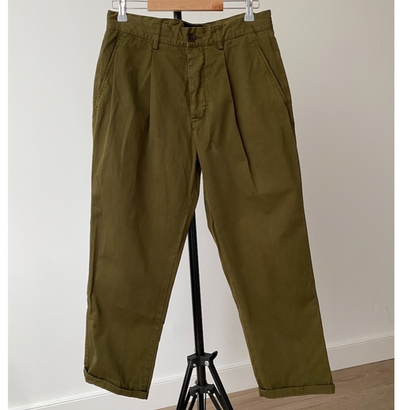 COPY - UNIS Davis Pleated Mens Chino Pants, 32" x 27” - Picture 1 of 13